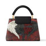 Gothistar Wings Of Fate Leather Satchel Bag