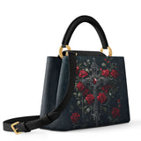 Gothistar Shadowed Grace Leather Satchel Bag