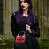 Gothistar Crimson Oracle Lady Leather Bag