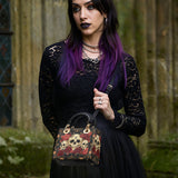 Gothistar Floralis Mortem Lady Leather Bag