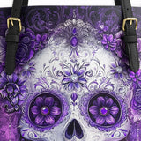 Gothistar Skull Enchantress Leather Tote Bag