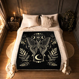 Gothistar Moonwing Enigma Woven Tapestry Blanket
