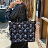 Gothistar The Dark Cross Leather Tote Bag