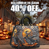 Gothistar Moonlit Witch Lady Leather Bag