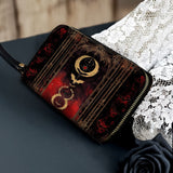 Gothistar Celestial Inferna Leather Wallet Purse