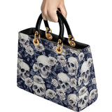 Gothistar Edgy Skull & Roses Lady Leather Bag