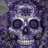 Gothistar All Season Quilt 3-Piece Set Gorgeous Mandala Skull