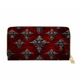 Gothistar Crimson Sanctuary Leather Wallet Purse