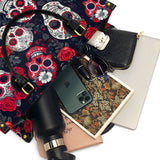 Gothistar Midnight Calavera Leather Bag