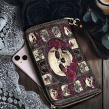 Gothistar Skull Reverie Leather Wallet Purse