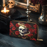 Gothistar Serpent & Silence Leather Wallet Purse
