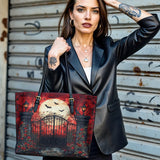 Gothistar Crimson Gate Leather Tote Bag