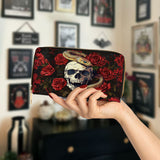 Gothistar Serpent & Silence Leather Wallet Purse