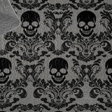Gothistar All Season Quilt 3-Piece Set Victorian Skull Ornate