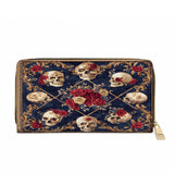 Gothistar Midnight Heirloom Leather Wallet Purse