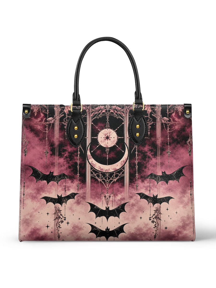Ethereal Nightfall leather bag and wallet bundle