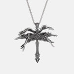 Gothistar Dark Angel Cross Necklace - Product
