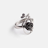 Gothistar Black Rose Thorn Ring - Product