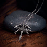 Gothistar Dark Angel Cross Necklace - Lifestyle