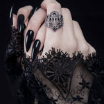 Gothistar Gothic Cathedral Statement Ring - Model