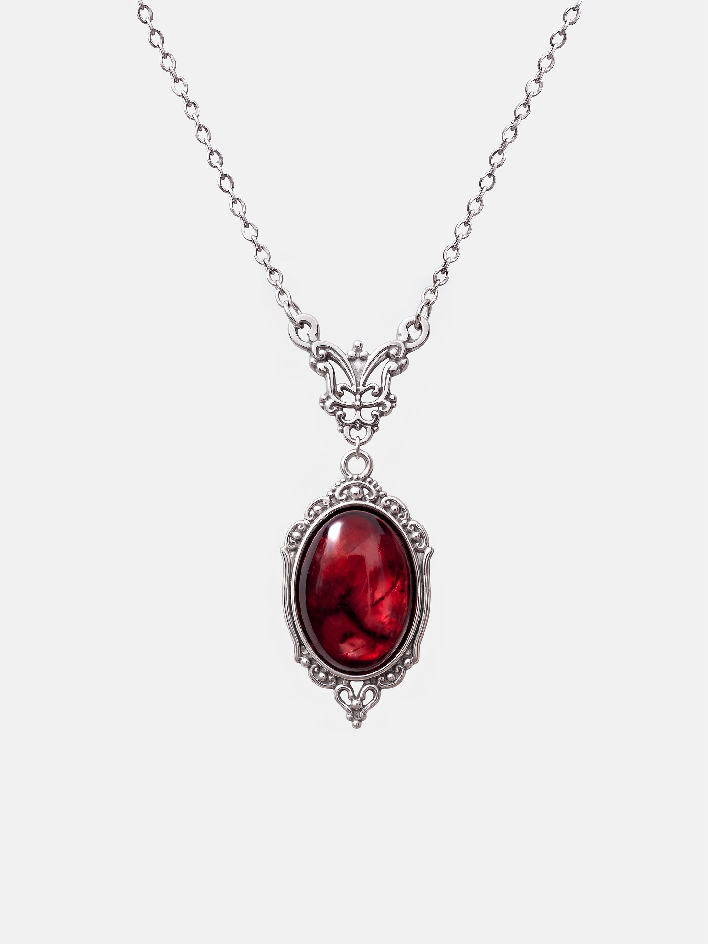 Gothistar Crimson Relic Pendant Necklace - Product