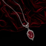 Gothistar Crimson Relic Pendant Necklace - Lifestyle