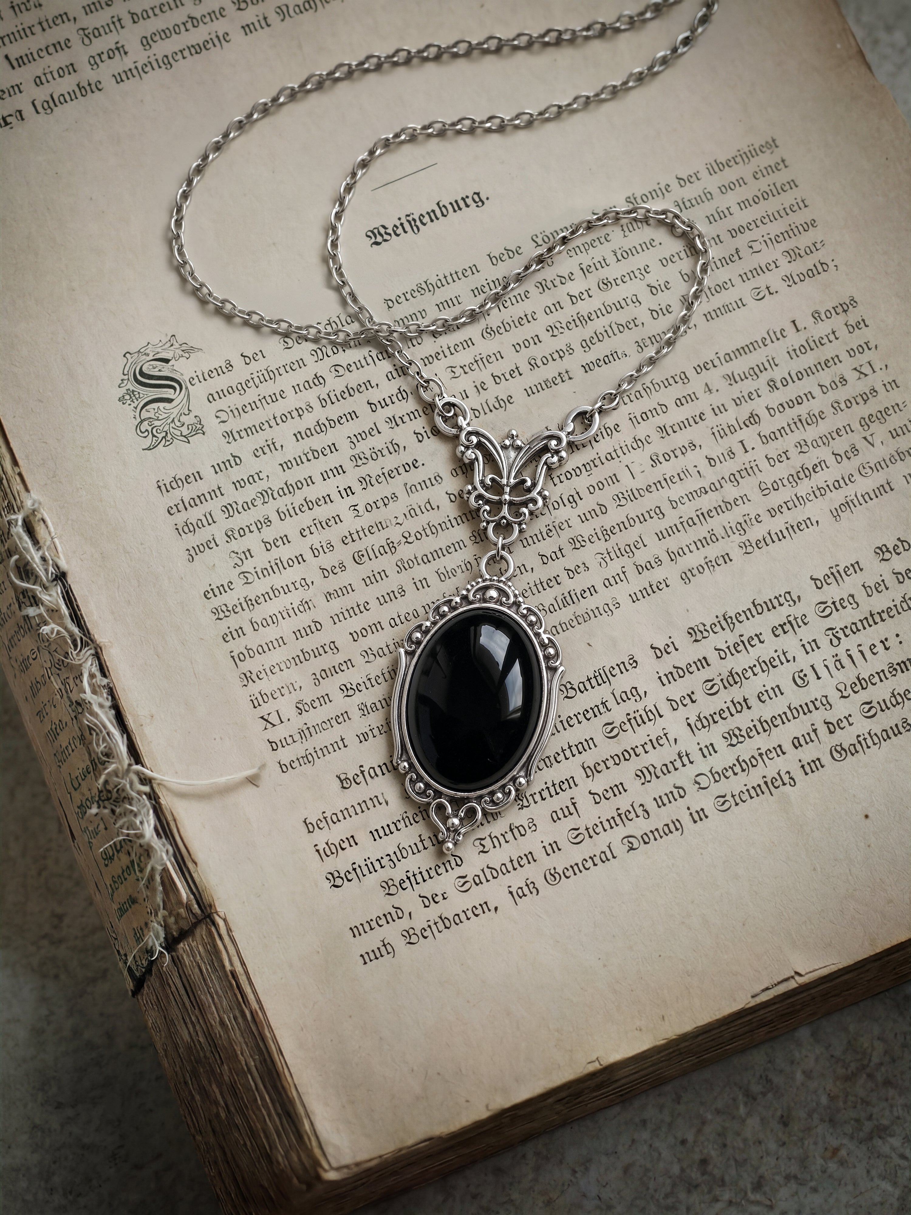 Gothistar Midnight Relic Pendant Necklace - Lifestyle