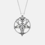 Gothistar Skull Pentagram Gothic Necklace - Product
