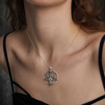 Gothistar Skull Pentagram Gothic Necklace - Model