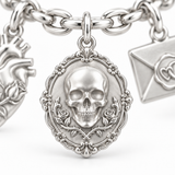 Gothistar Choose Your Memento Mori Lover Charm Bracelet