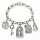 Gothistar Choose Your Midnight Reliquary Charm Bracelet