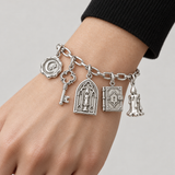 Gothistar Choose Your Midnight Reliquary Charm Bracelet