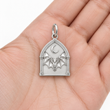 Gothistar Choose Your Nocturne Bat Cathedral Charm Bracelet