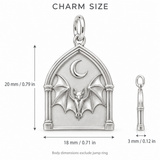 Gothistar Choose Your Nocturne Bat Cathedral Charm Bracelet
