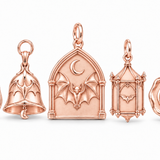 Gothistar Choose Your Nocturne Bat Cathedral Charm Bracelet