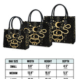 Serpentis Nocturne Leather Bag