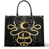 Serpentis Nocturne Leather Bag