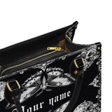 Shadowlace Bloom Personalized Leather Bag