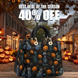 Gothistar Mooncats Mischief Lady Leather Bag