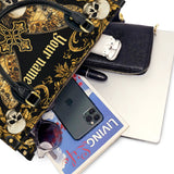 The Monarch Of The Damned Leather Bag