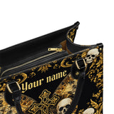 The Monarch Of The Damned Leather Bag