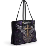Gothistar The Fallen Sanctum Leather Tote Bag