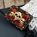 Gothistar Floralis Mortem Leather Wallet Purse