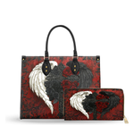 Wings Of Fate leather bag and wallet bundle