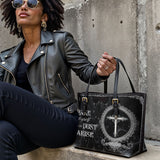 Gothistar Arise From Ash Leather Tote Bag
