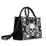 Gothistar Gothic Skullveil Roses Leather Bag