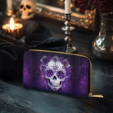 Gothistar Skull Enchantress Leather Wallet Purse