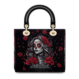 Gothistar La Rosa Oscura Lady Leather Bag