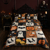 Gothistar All Season Quilt 3-Piece Set Spooky Patchwork