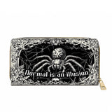 Gothistar Web Of The Unseen Leather Wallet Purse